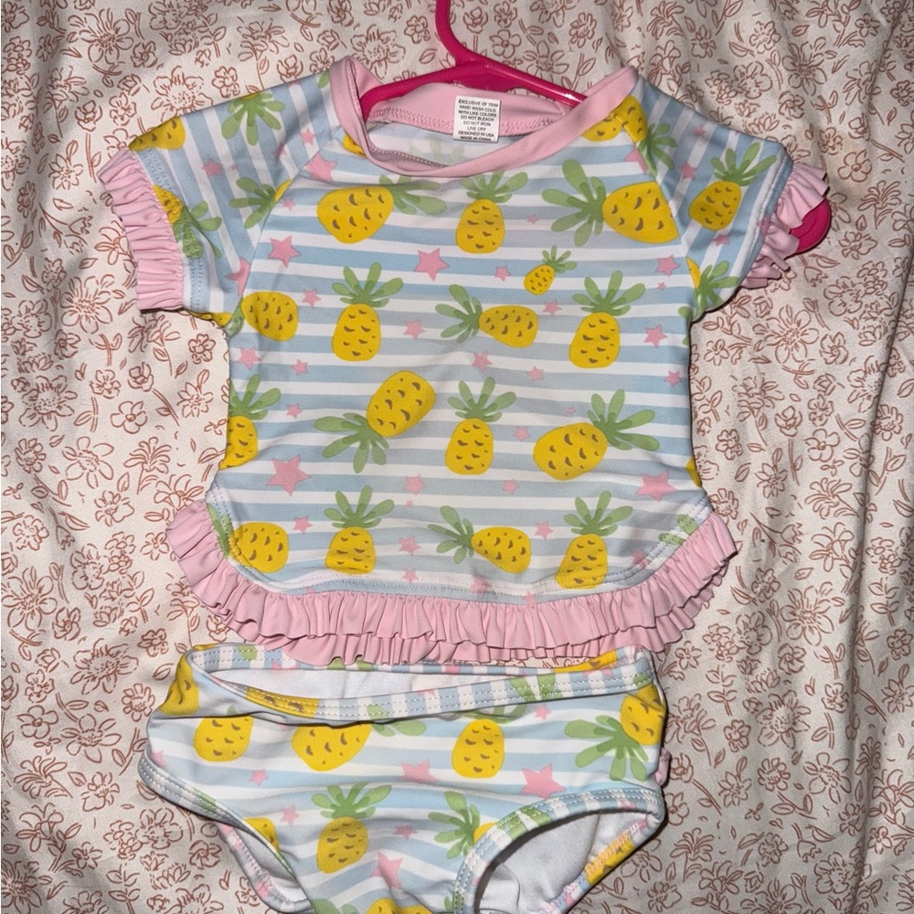 RUFFLE BUTTS 3/6M swim